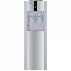 Кулер напольный Ecotronic H1-LE V.2  электронное охлаждение, нажим кружкой, бело-серебристый