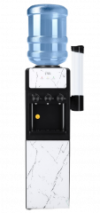 Кулер напольный Ecotronic K25-LCE  электронное охлаждение, нажим рукой, бело-черный